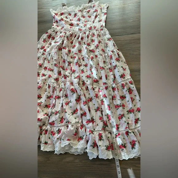JessaKae The Madeline Romantic Floral Maxi Tiered Vintage Charm Sundress Size XL - Picture 15 of 15